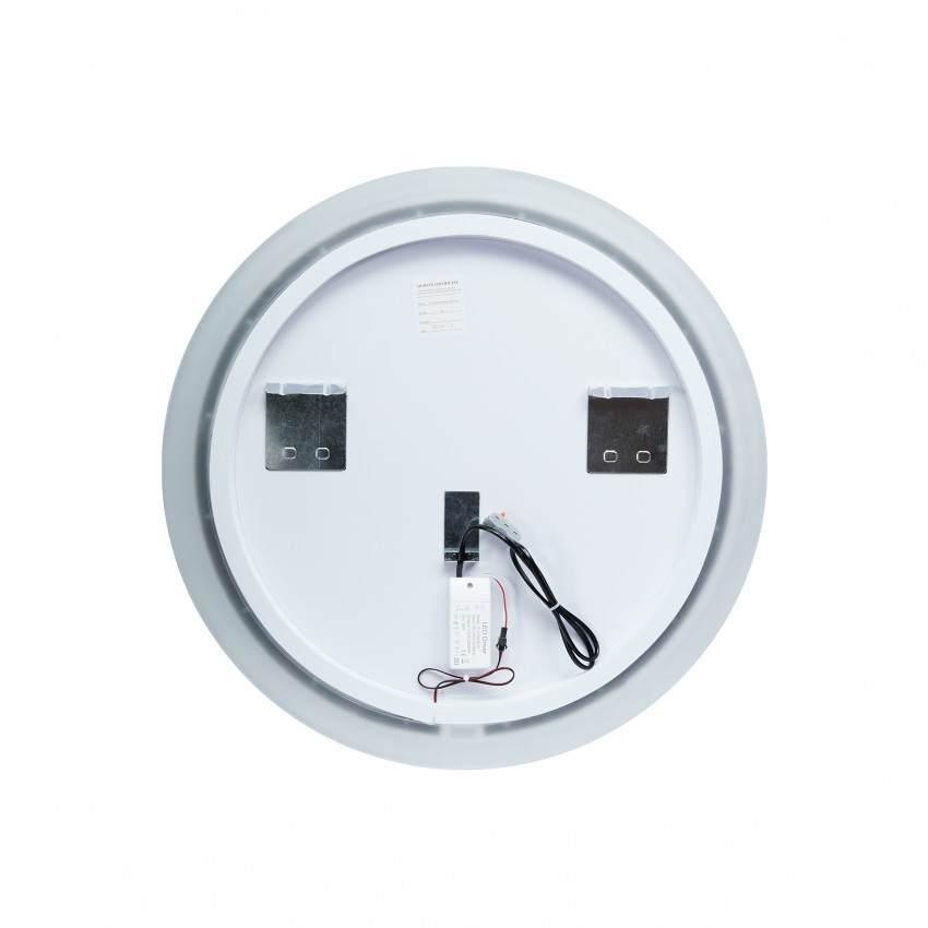 Дзеркало настінне Virgo (VI1) R600 мм, кругле, з LED-підсвіткою Qtap QTAP фото 4