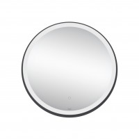 Дзеркало настінне Robin (RO2) R600 мм, кругле, з LED-підсвіткою Touch, антизапотіванням, димером, рег. темп. кольору (3000-6500K) Qtap QTAP фото 2