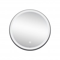 Дзеркало настінне Robin (RO2) R600 мм, кругле, з LED-підсвіткою Touch, антизапотіванням, димером, рег. темп. кольору (3000-6500K) Qtap QTAP фото 3