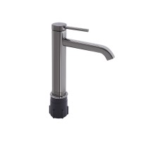Змішувач для раковини високий Robin, Black Chrome (k25) QTROB1060H102K Qtap