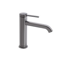Змішувач для раковини низький Robin, Black Chrome (k25) QTROB1060M102K Qtap