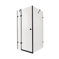 Душова кабіна Capricorn BLA1099SC6, 90x90 см, квадратна, скло 6 мм Clear, CalcLess, розпашна, без піддону Qtap