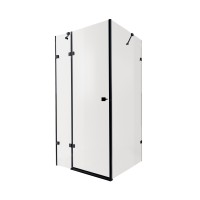 Душова кабіна Capricorn BLA10128RC6, 120x80 см, прямокутна, скло 6 мм Clear, CalcLess, розпашна, без піддону Qtap
