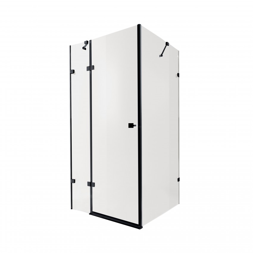 Душова кабіна Capricorn BLA10128RC6, 120x80 см, прямокутна, скло 6 мм Clear, CalcLess, розпашна, без піддону Qtap QTAP