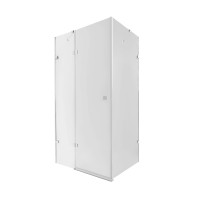 Душова кабіна Capricorn CRM10128RC6, 120x80 см, прямокутна, скло 6 мм Clear, CalcLess, розпашна, без піддону Qtap