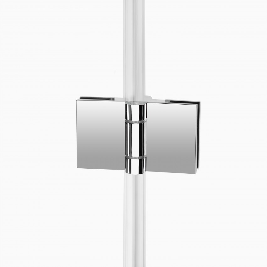 Душова кабіна Capricorn CRM10128RC6, 120x80 см, прямокутна, скло 6 мм Clear, CalcLess, розпашна, без піддону Qtap QTAP фото 3