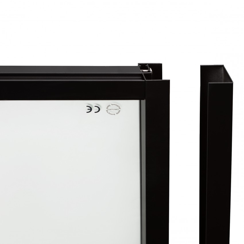 Душова кабіна Scorpio BLA10115-AC6, 100х100 см, п'ятикутна, скло 6 мм Clear, CalcLess, розпашна, без піддону Qtap QTAP фото 2