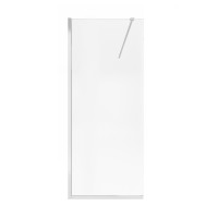 Стіна Walk-In Standard CRM209.C8, 90x200 см, скло 8 мм Clear, CalcLess, нерухома Qtap