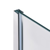 Стіна Walk-In Standard CRM2011.C8, 110x200 см, скло 8 мм Clear, CalcLess, нерухома Qtap QTAP фото 2