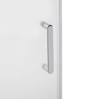 Двері в нішу Taurus CRM2013-14.C6, скло 6 мм Clear, CalcLess, рег. профіль 130-140x200 см, розсувні Qtap QTAP фото 4