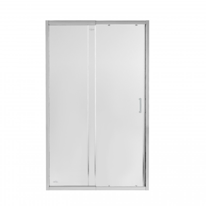 Двері в нішу Taurus CRM2013-14.C6, скло 6 мм Clear, CalcLess, рег. профіль 130-140x200 см, розсувні Qtap QTAP