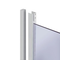 Душова кабіна Latwa SC80x80.SAT.LOW.GR полукругла, для низького піддону, висота 185 см, скло тоноване 4 мм, без піддону Lidz LIDZ фото 2