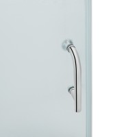Душова кабіна Wawel SC100x80.SAT.LOW.FR прямокутна, для низького піддону, висота 185 см, скло Frost 5 мм, без піддону Lidz LIDZ фото 3