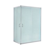 Душова кабіна Wawel SC120x80.SAT.LOW.FR прямокутна, для низького піддону, висота 185 см, скло Frost 5 мм, без піддону Lidz