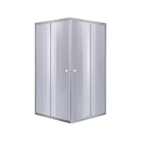 Душова кабіна Wawel SC80x80.SAT.LOW.GR квадратна, для низького піддону, висота 185 см, скло тоноване 4 мм, без піддону Lidz