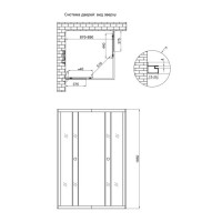 Душова кабіна Wawel SC90x90.SAT.LOW.FR квадратна, для низького піддону, висота 185 см, скло Frost 4 мм, без піддону Lidz LIDZ фото 1