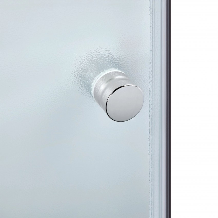 Набір: Душова кабіна Latwa SC80x80.SAT.LOW.FR, напівкругла, скло Frost 4 мм + Душовий піддон Kupala ST80x80x16 Lidz LIDZ фото 3