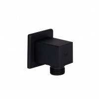 Підключення для шланга Spojeni, Matt Black прямокутне QT809810842857NB Qtap