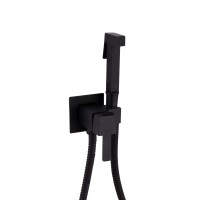 Набір для гігієнічного душу Inspai-Varius, Matt Black (k35) прямокутний QT259710842859NB Qtap QTAP фото 2