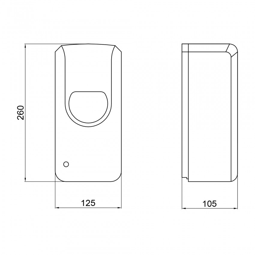 Дезінфектор Pohodli, 6V, White безконтактний QT170WH42921 Qtap QTAP фото 1