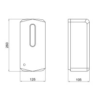 Дезінфектор Pohodli, 6V, White безконтактний QT170WH42923 Qtap QTAP фото 1