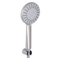 Змішувач для душу Aria 010, Nickel (k35) із душовим гарнітуром LDARI010NKS43361 Lidz LIDZ фото 4