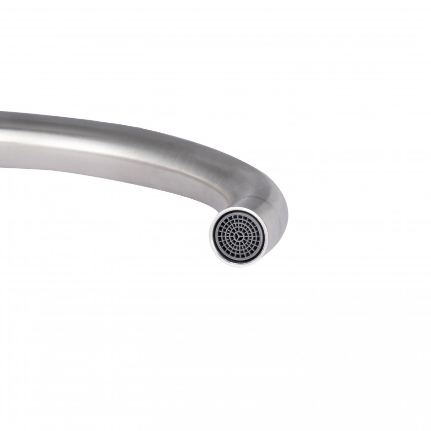 Змішувач для кухні Wind 013F, Nickel двовентильний LDWIN013FNKS43390 Lidz LIDZ фото 2