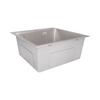 Мийка для кухні інтегрована Handmade H5050G, Brushed Grey PVD, 3,0/1,0 мм LDH5050GPVD43620 Lidz LIDZ фото 2