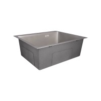 Мийка для кухні інтегрована Handmade H6050G, Brushed Grey PVD, 3,0/1,0 мм, LDH6050GPVD43622 Lidz LIDZ фото 2