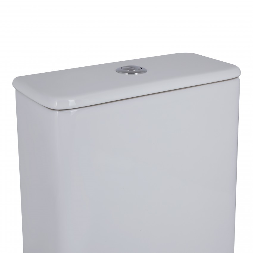 Бачок унітазу підлогового Nando 620х345х800 мм, White (без чаші та сидіння), 3/6 л QT12221222AW2 Qtap QTAP фото 4