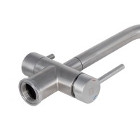Змішувач для кухні Aria 020F1, Nickel (k35) з підключенням для питної води LDARI020F1NKS43359 Lidz LIDZ фото 2