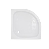 Душовий піддон Kapielka ST90x90x14 низький, напівкруглий, діаметр зливу 52 мм Lidz LIDZ фото 4