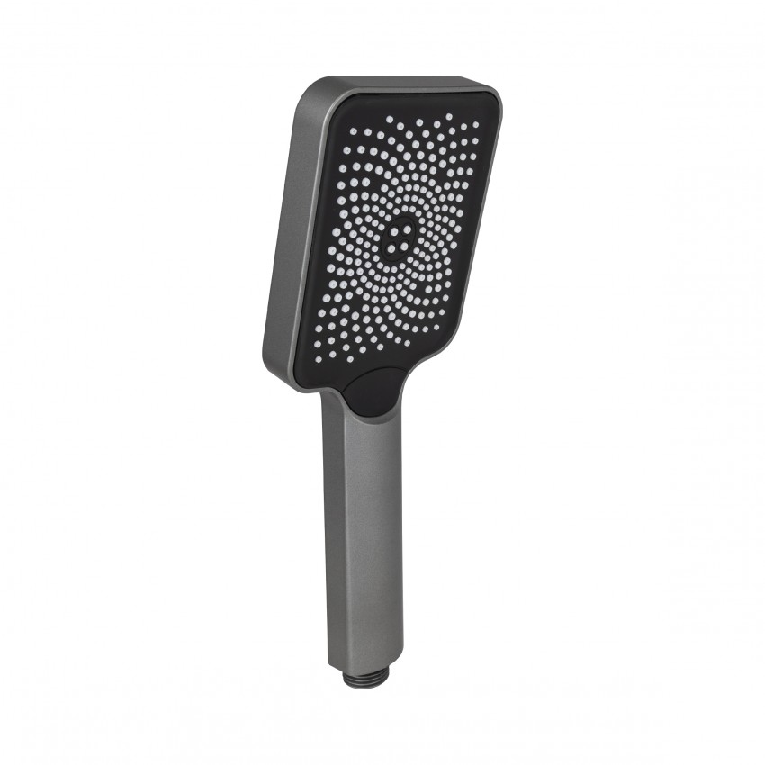 Лійка для ручного душу Rucni, 145x90 мм, Graphite прямокутна QTRUCA145S1GRP Qtap QTAP