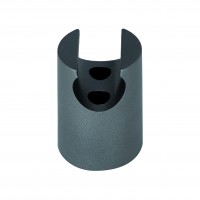 Тримач для ручного душу Spojeni, Graphite округлий QT829910842854GRP Qtap QTAP фото 1