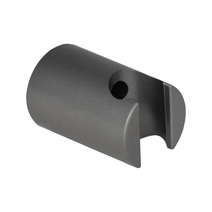 Тримач для ручного душу Spojeni, Graphite округлий QT829910842854GRP Qtap QTAP