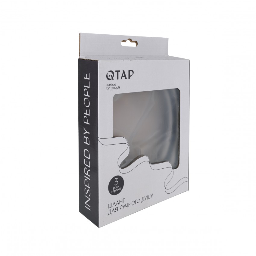 Шланг для ручного душу Hadice, 1600 мм, Graphite QTHADPVC160G Qtap QTAP фото 2