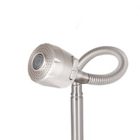 Змішувач для кухні Aria 015F41, Nickel (k35) з гнучким виливом LDARI015F41NKS45306 Lidz LIDZ фото 3