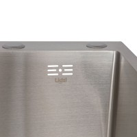 Мийка для кухні інтегрована Handmade H6350L, Brushed Steel, 3,0/1,0 мм, крило ліворуч LDH6350BRUL45588 Lidz LIDZ фото 3