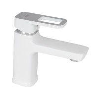 Змішувач для раковини низький Wawel 001, White (k35) LDWAW001WHI45397 Lidz