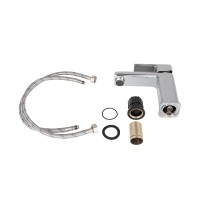 Змішувач для раковини низький Dozorca 001, Chrome (k35) LDDOZ001CRM45403 Lidz LIDZ фото 3