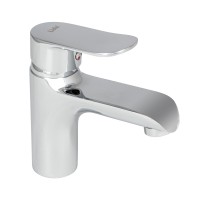 Змішувач для раковини низький Wieza 001, Chrome (k35) LDWIE001CRM45409 Lidz