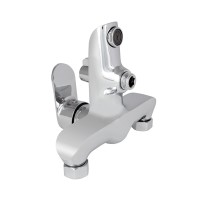 Змішувач для ванни Wieza 006, Chrome (k35) з душовим гарнітуром LDWIE006CRM45410 Lidz LIDZ фото 2