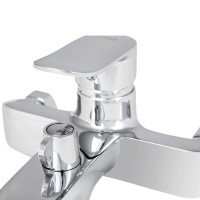Змішувач для ванни Wieza 006, Chrome (k35) з душовим гарнітуром LDWIE006CRM45410 Lidz LIDZ фото 3