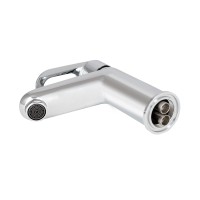 Змішувач для раковини низький Latwa 001, Chrome (k35) LDLAT001CRM45412 Lidz LIDZ фото 2