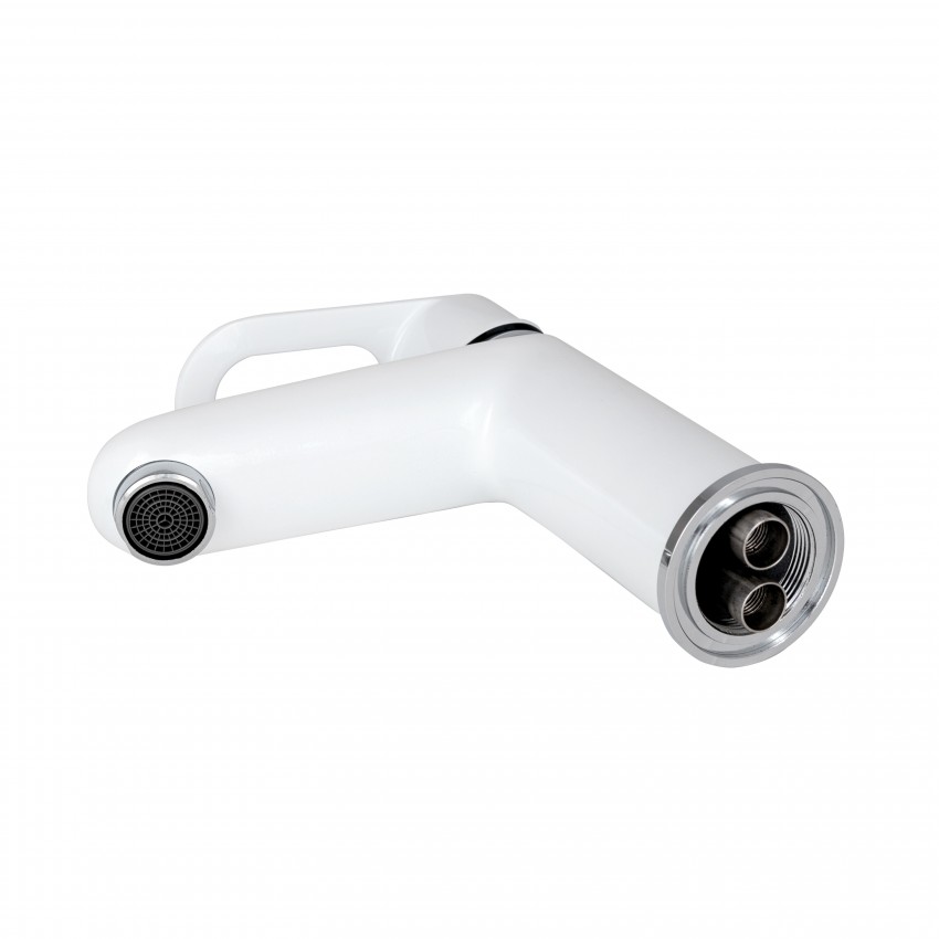 Змішувач для раковини низький Latwa 001, White (k35) LDLAT001WHI45423 Lidz LIDZ фото 2