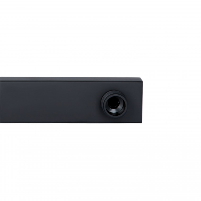 Кронштейн для верхнього душу Trubice, 400 мм, Matt Black прямокутний QTTRU120BLM45929 Qtap QTAP фото 2