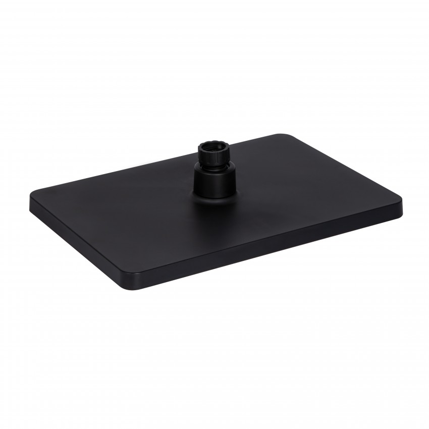 Лійка для верхнього душу Hlavova, 280x190 мм, Matt Black прямокутна QTHLA107BLM45947 Qtap QTAP фото 2