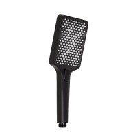 Лійка для ручного душу Rucni, 140x95 мм, Matt Black прямокутна QTRUC125BLM45959 Qtap