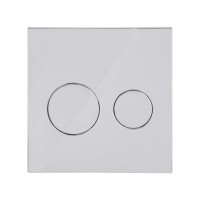 Клавіша змиву Nest UNI 190x190x13 мм, Chrome, кругла QT0211P01V1009CRM Qtap