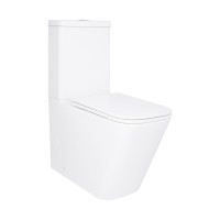 Унітаз підлоговий Tern Ultra Quiet 610x365x825 мм, White, з сидінням Slim Duroplast/ Soft-close/ Quick Release QT17222175AUQ1W Qtap